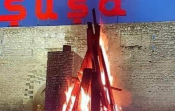 29 ildən sonra Şuşada bayram tonqalı - VİDEO